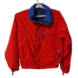Vintage 90s Eddie Bauer Men's Jacket Retro | Red Blue | Size Small